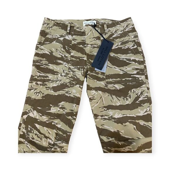 Nili‎ Lotan Cropped French Military Pant, Khaki Tiger Camo, Size 6, New with tag - Picture 8 of 12